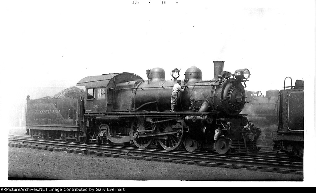 PRR 4-4-2 #1002 - Pennsyvlania RR